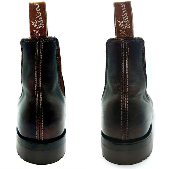 RM Williams Gardener Boots Brown Leather Percy St 8.5G US 9.5 Y2K Near Mint - Picture 7 of 12